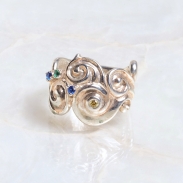 Pierścionek Vincent z cyrkoniami srebrny - 2